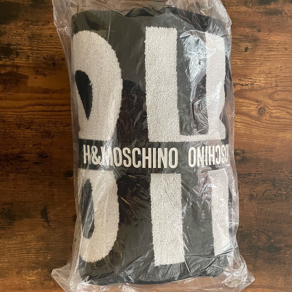 H&M x Moschino towel NWT
